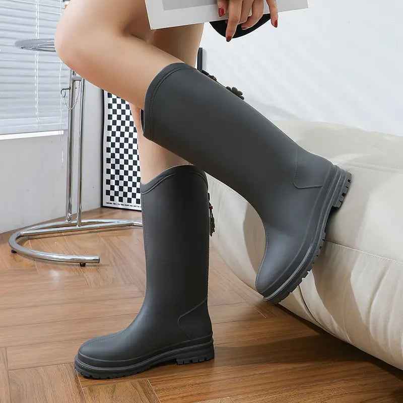 Evelyn | Chic Fleece-Lined Waterproof Boots for Winter