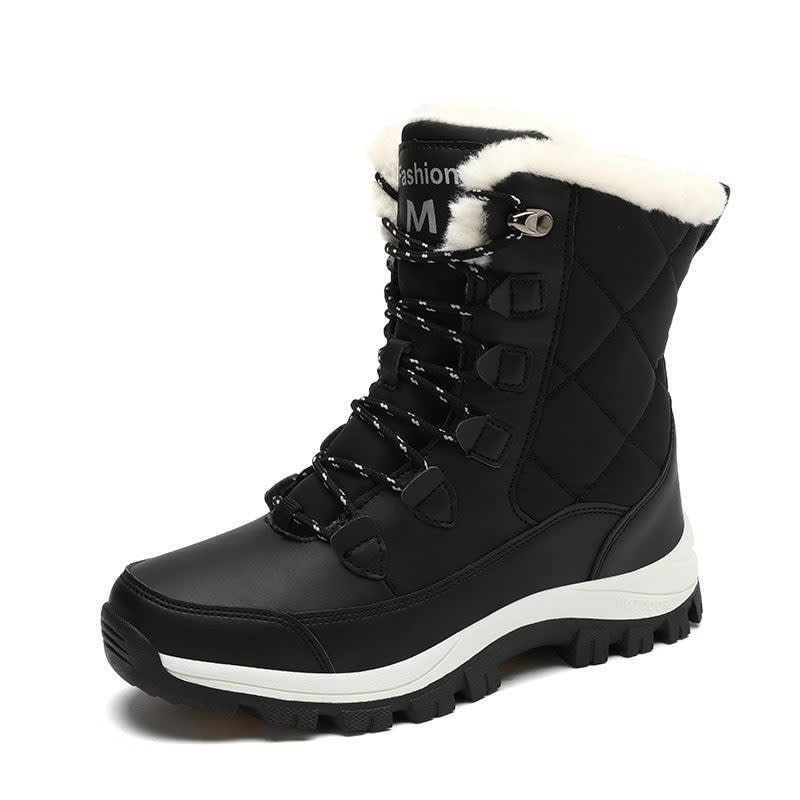 Evelyn | Stylish Insulated Lace Up Snow Boots