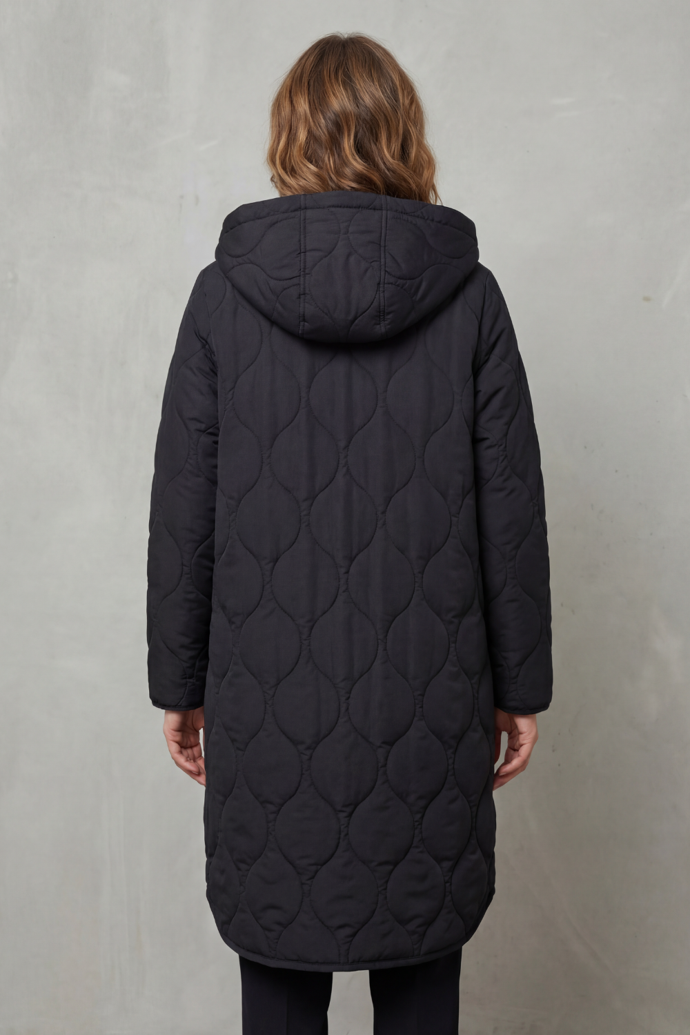 Evelyn | Stylish Quilted Hooded Waterproof Jacket