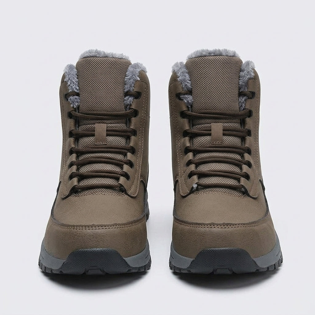 Ezra | Chic Fur-Lined Outdoor Winter Hiking Boots
