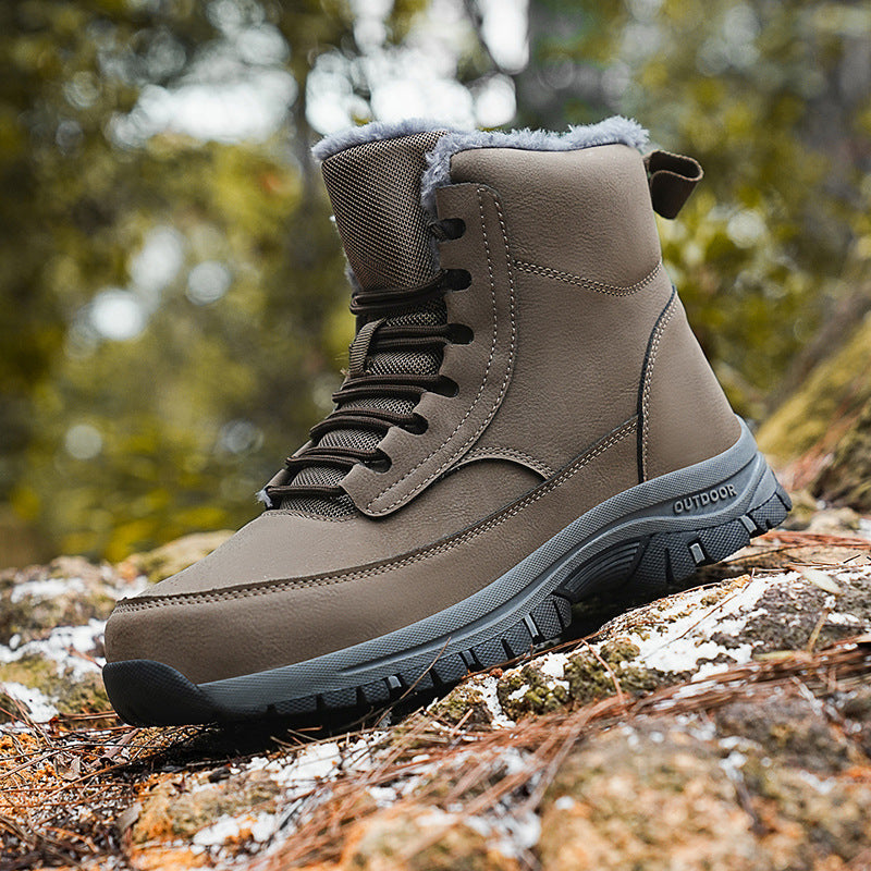 Ezra | Chic Fur-Lined Outdoor Winter Hiking Boots