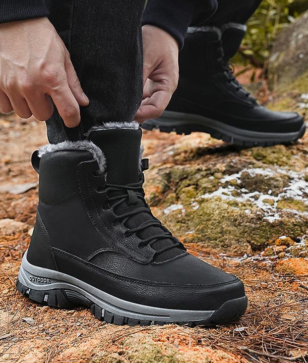 Ezra | Chic Fur-Lined Outdoor Winter Hiking Boots