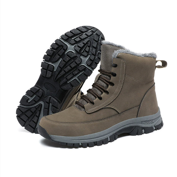 Ezra | Chic Fur-Lined Outdoor Winter Hiking Boots
