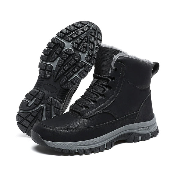 Ezra | Chic Fur-Lined Outdoor Winter Hiking Boots