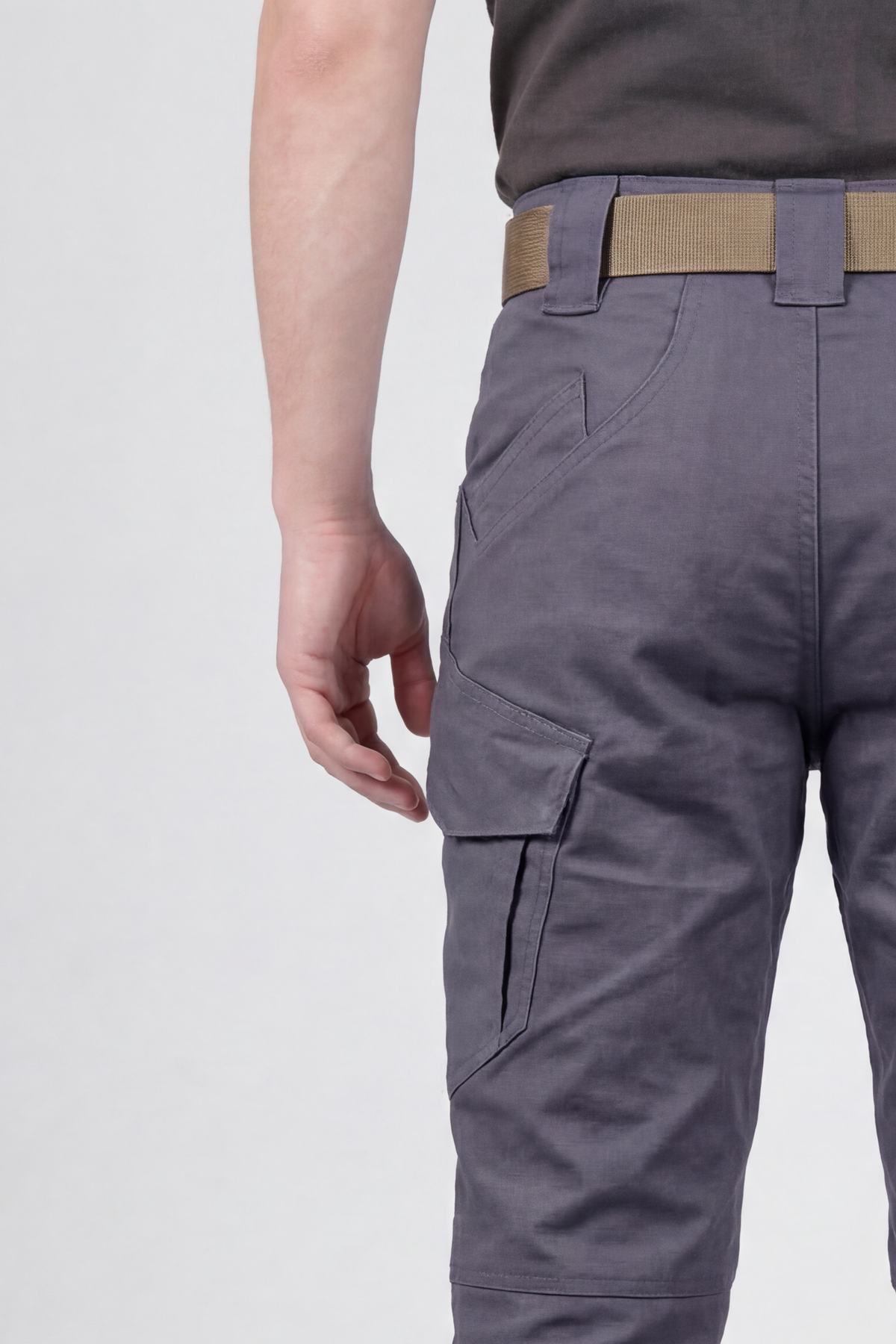 Ezra | Polished Tactical Cargo Trousers with Multi-Pocket Utility Design
