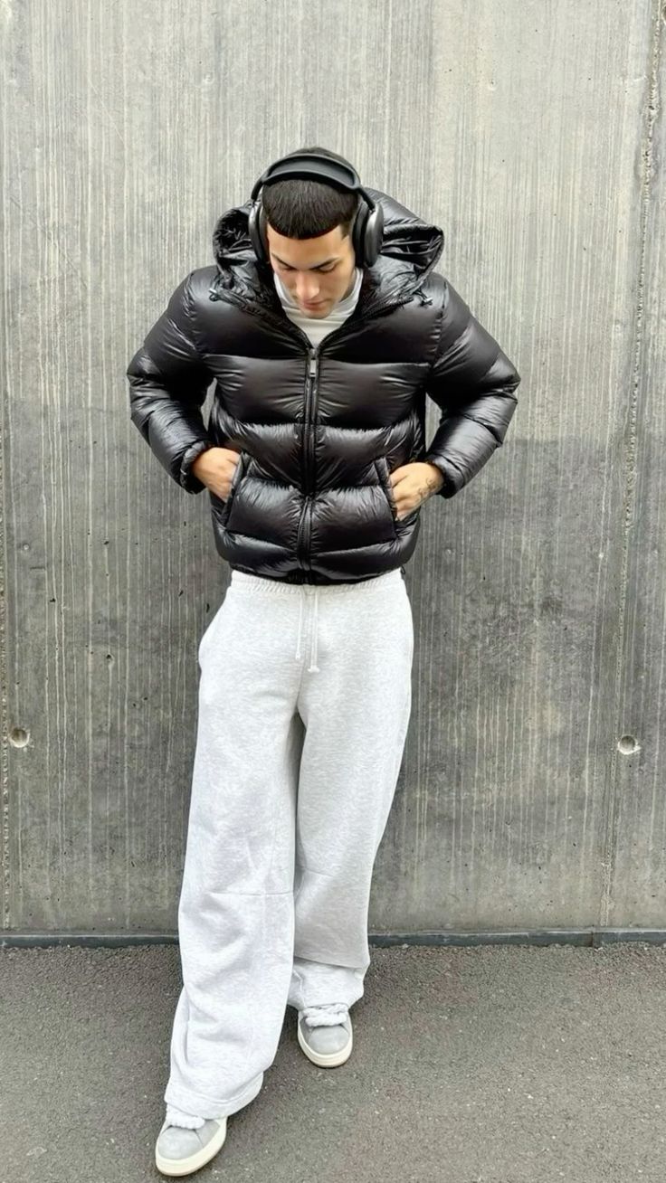 Felix | Polished Hooded Puffer Jacket with Shiny Finish