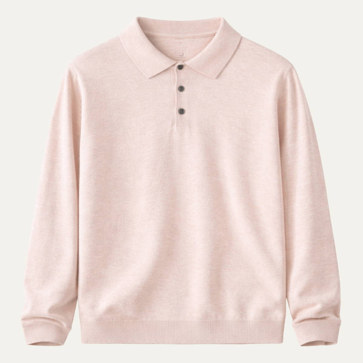 Felix | Refined Long Sleeve Polo Collar Mens Knit Jumper