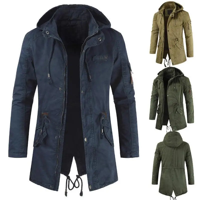 Finley | Classic Padded Hooded Mens Parka Jacket