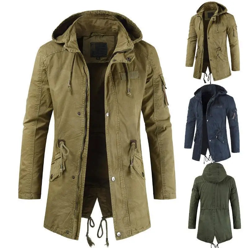 Finley | Classic Padded Hooded Mens Parka Jacket