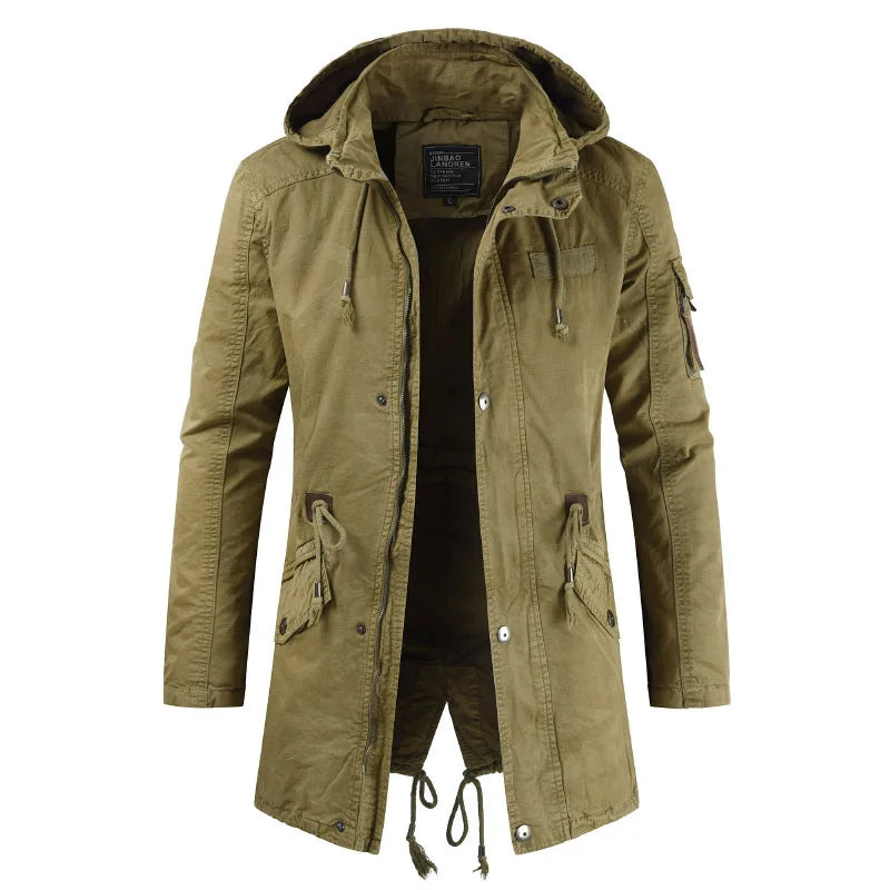 Finley | Classic Padded Hooded Mens Parka Jacket