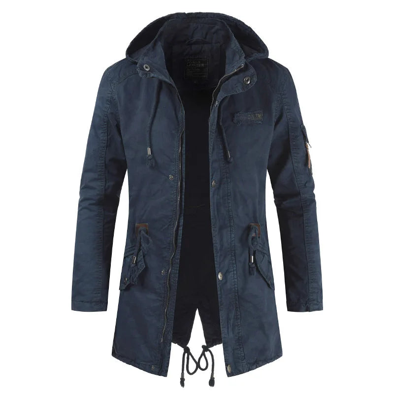 Finley | Classic Padded Hooded Mens Parka Jacket