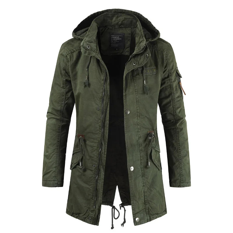 Finley | Classic Padded Hooded Mens Parka Jacket