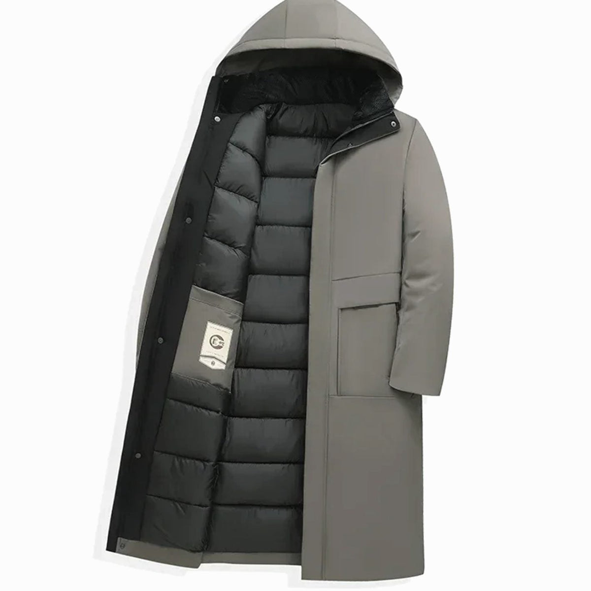 Finn | Relaxed Hooded Long-Line Mens Parka Jacket