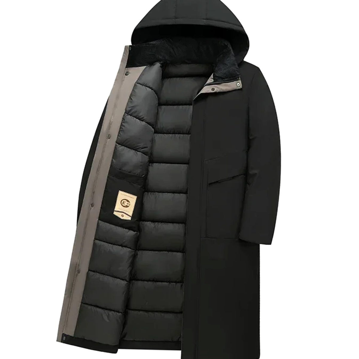 Finn | Relaxed Hooded Long-Line Mens Parka Jacket