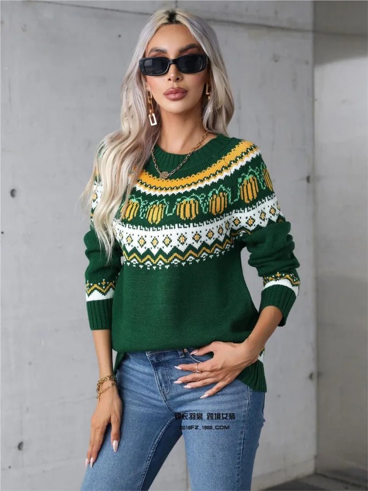 Florence | Effortless Fair Isle Christmas Jumper for Women