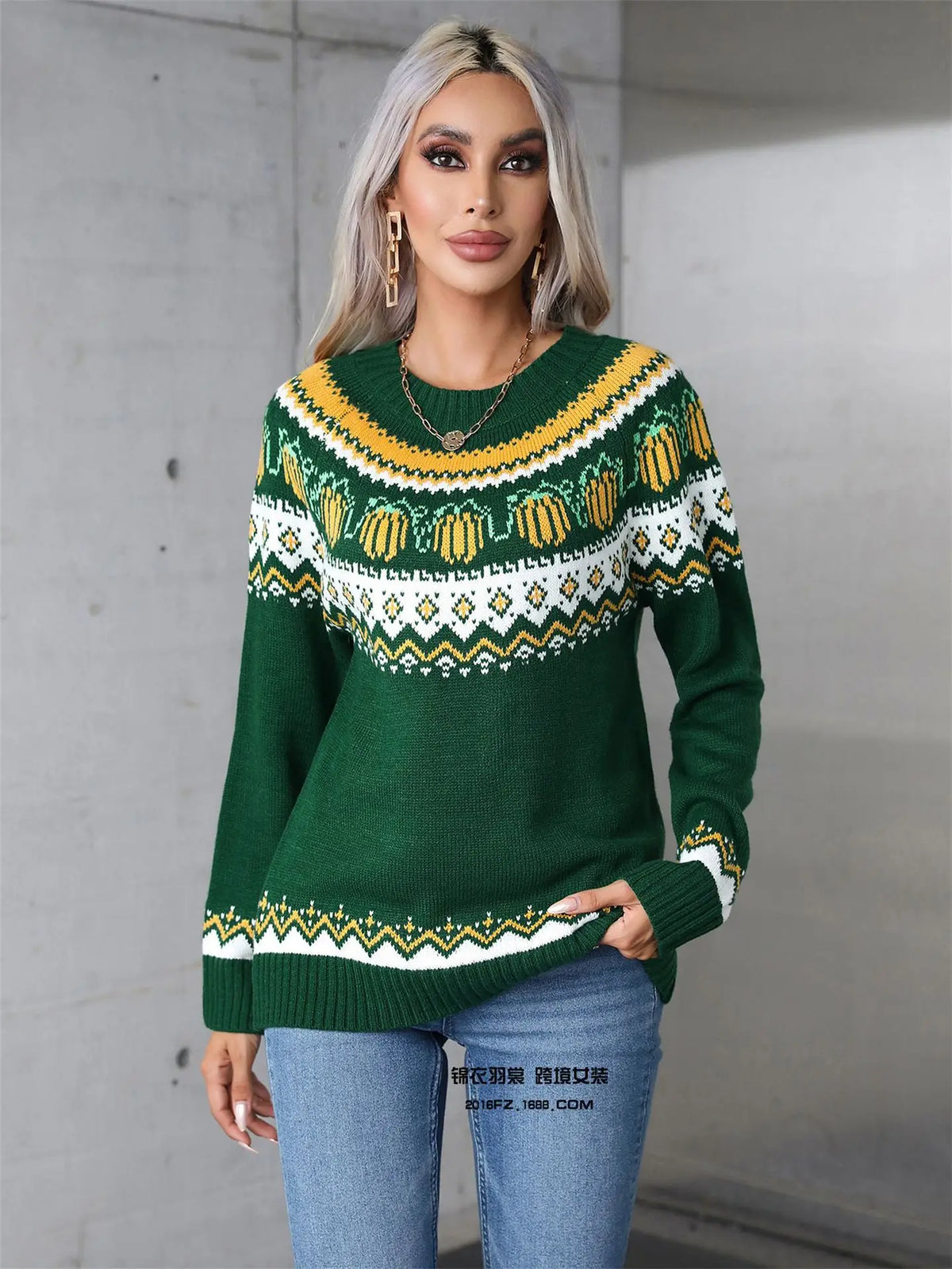 Florence | Effortless Fair Isle Christmas Jumper for Women