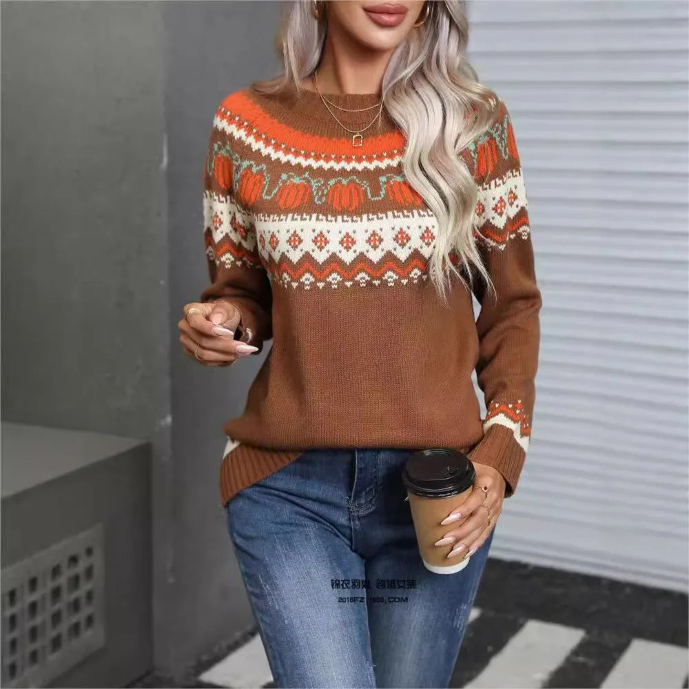Florence | Effortless Fair Isle Christmas Jumper for Women