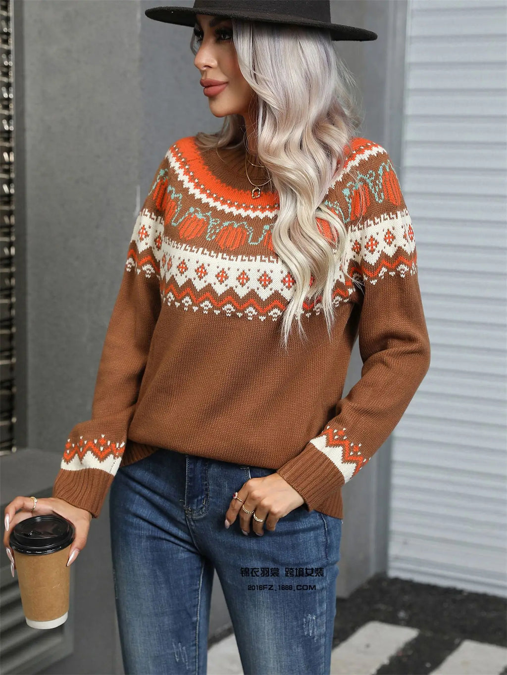 Florence | Effortless Fair Isle Christmas Jumper for Women
