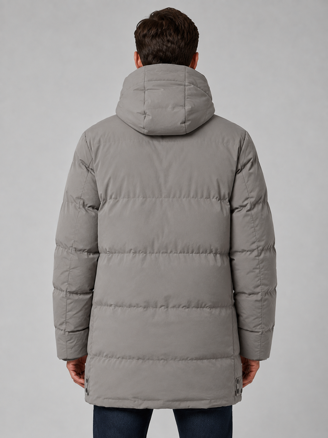 Frankie | Chic Padded Longline Mens Parka Jacket