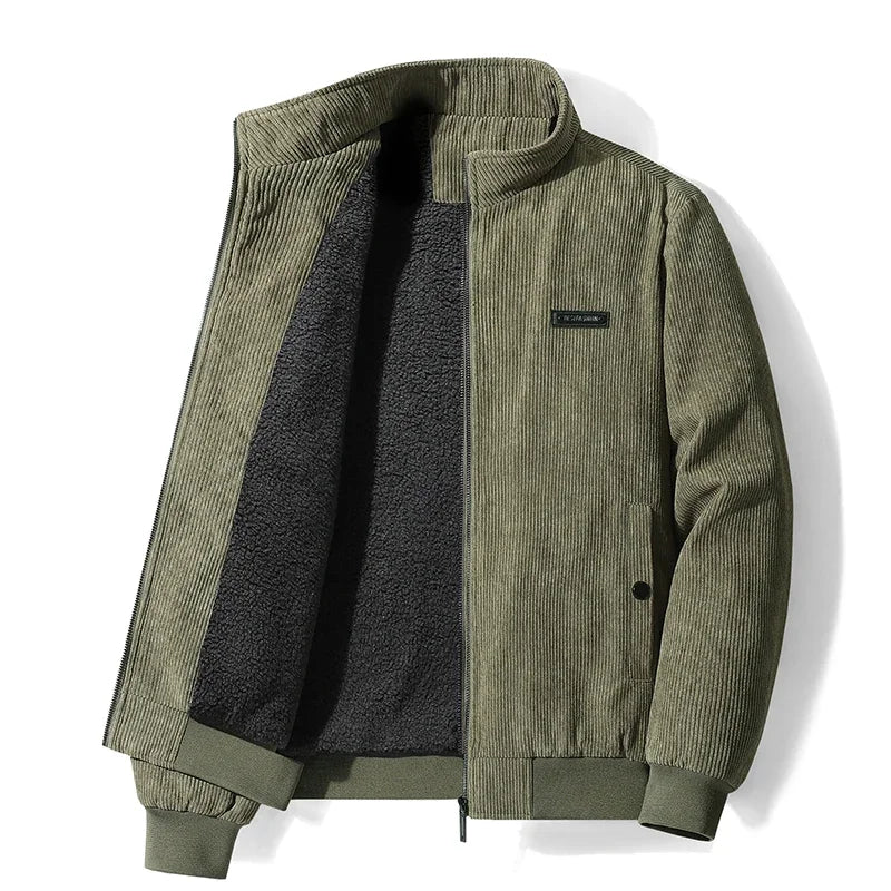 Freddie | Elegant Ribbed Corduroy Fleece Jacket
