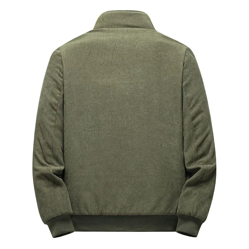 Freddie | Elegant Ribbed Corduroy Fleece Jacket