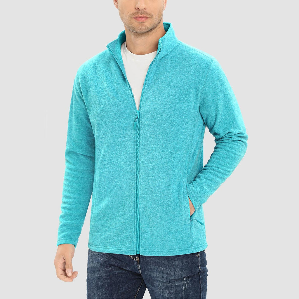 Freddie | Full Zip Stand Collar Mens Fleece Jacket