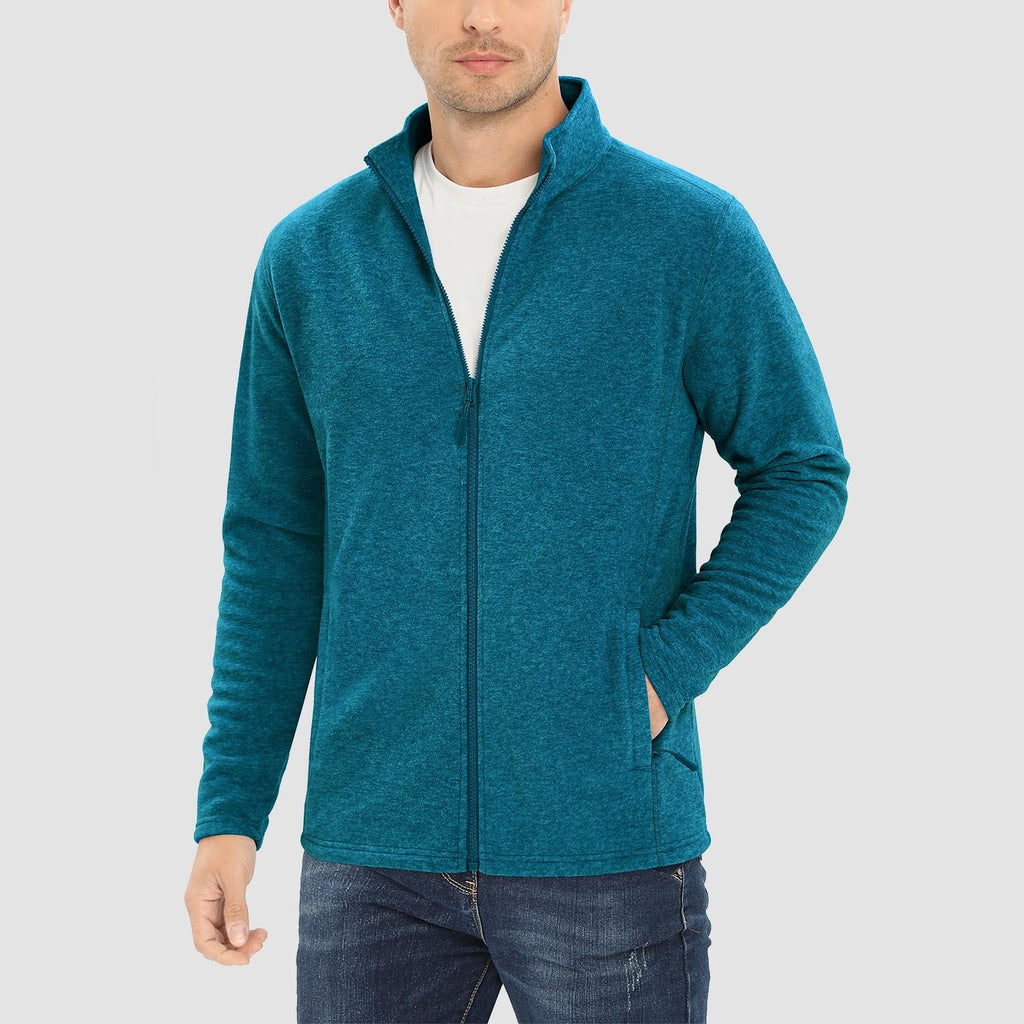 Freddie | Full Zip Stand Collar Mens Fleece Jacket