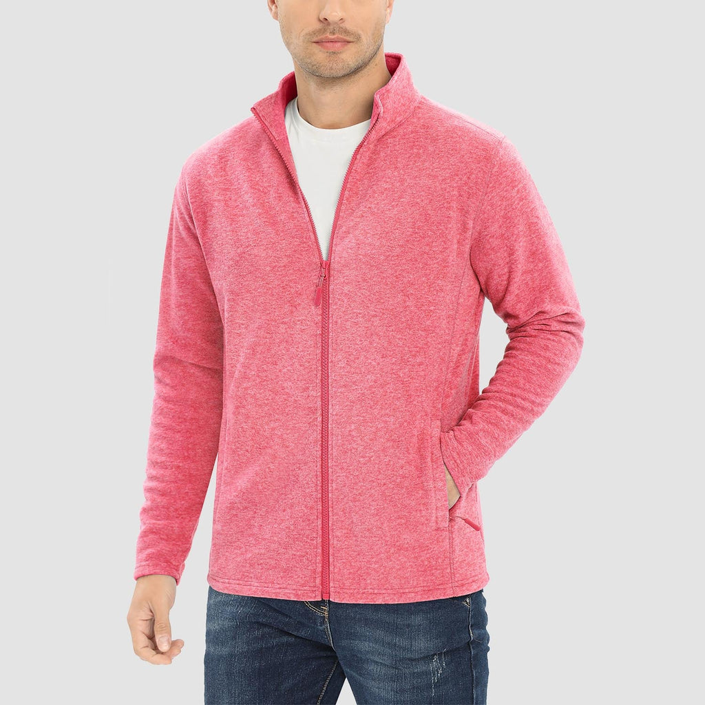 Freddie | Full Zip Stand Collar Mens Fleece Jacket
