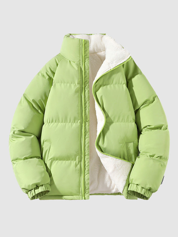Freddie | Graceful Fleece-Lined Hooded Puffer Jacket