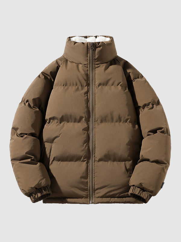 Freddie | Graceful Fleece-Lined Hooded Puffer Jacket