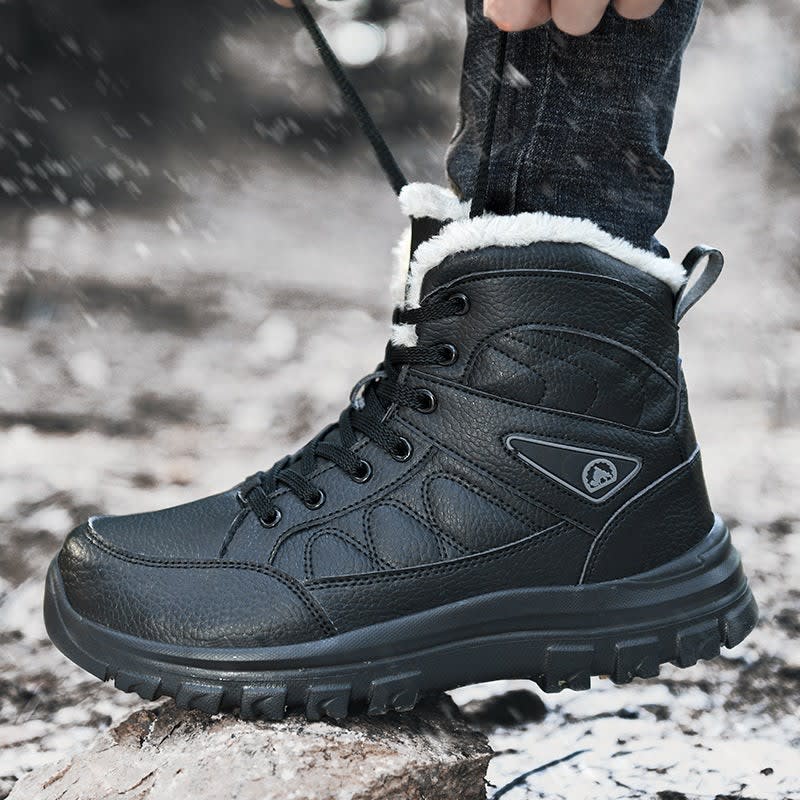 Freddie | Rugged Fleece-Lined Winter Snow Boots