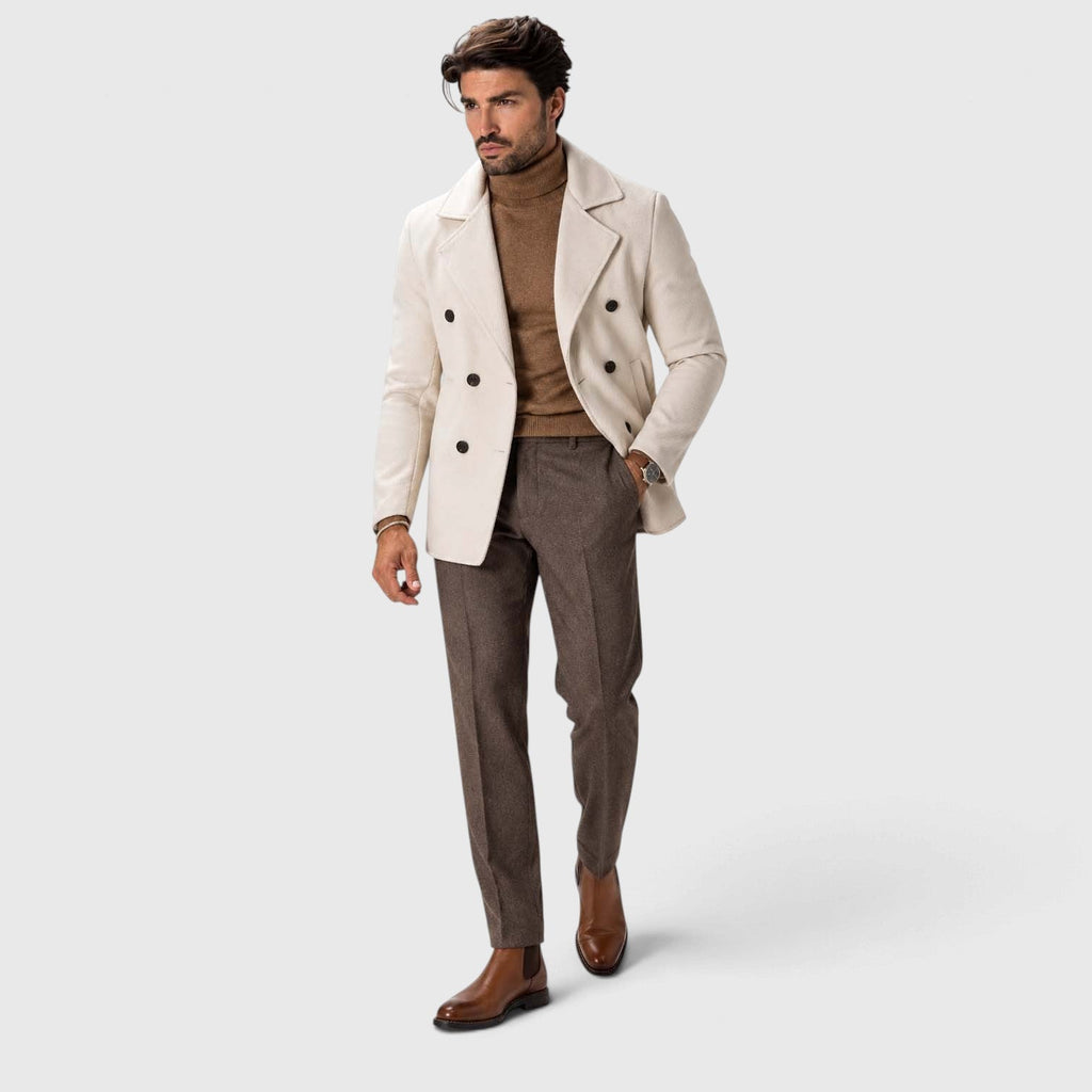 Frederick | Almond Toe Slip-On Chelsea Mens Boots