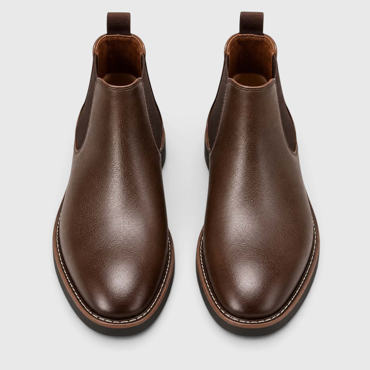 Frederick | Almond Toe Slip-On Chelsea Mens Boots