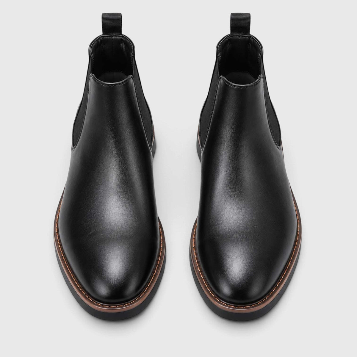 Frederick | Almond Toe Slip-On Chelsea Mens Boots