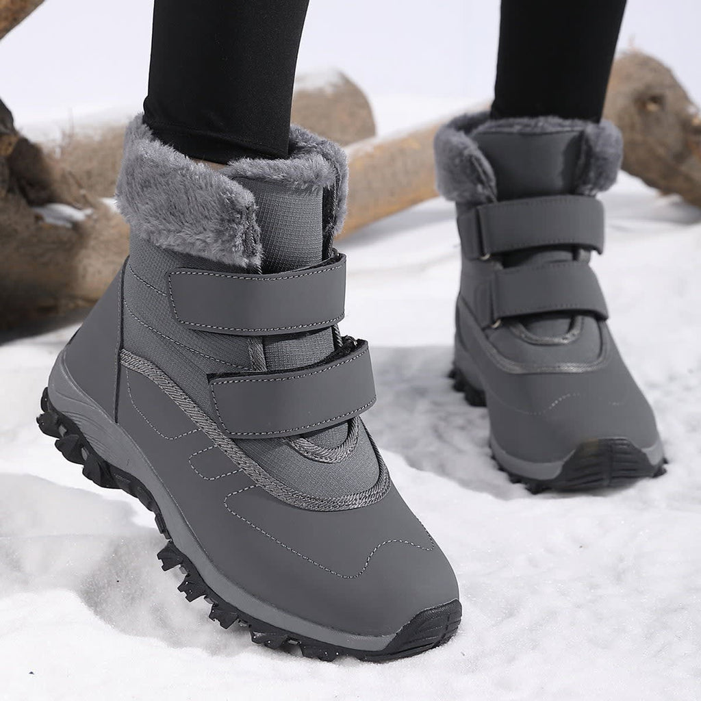 Freya | Polished Fleece-Lined Waterproof Snow Boots