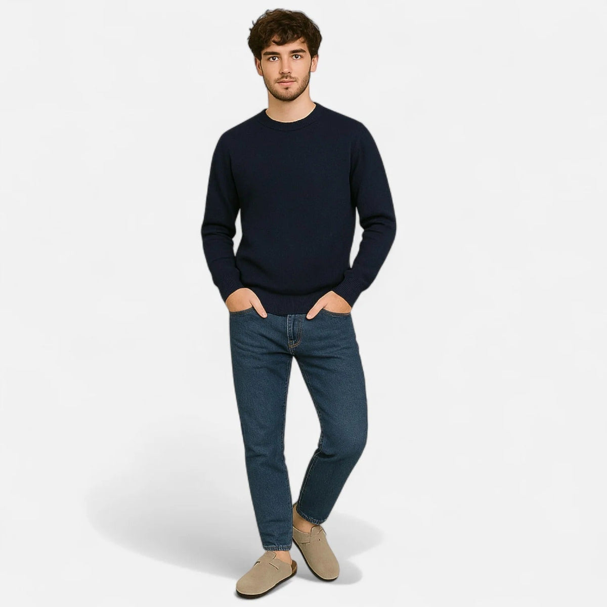 George | Cosy Buckle Moccasin Mens Slippers