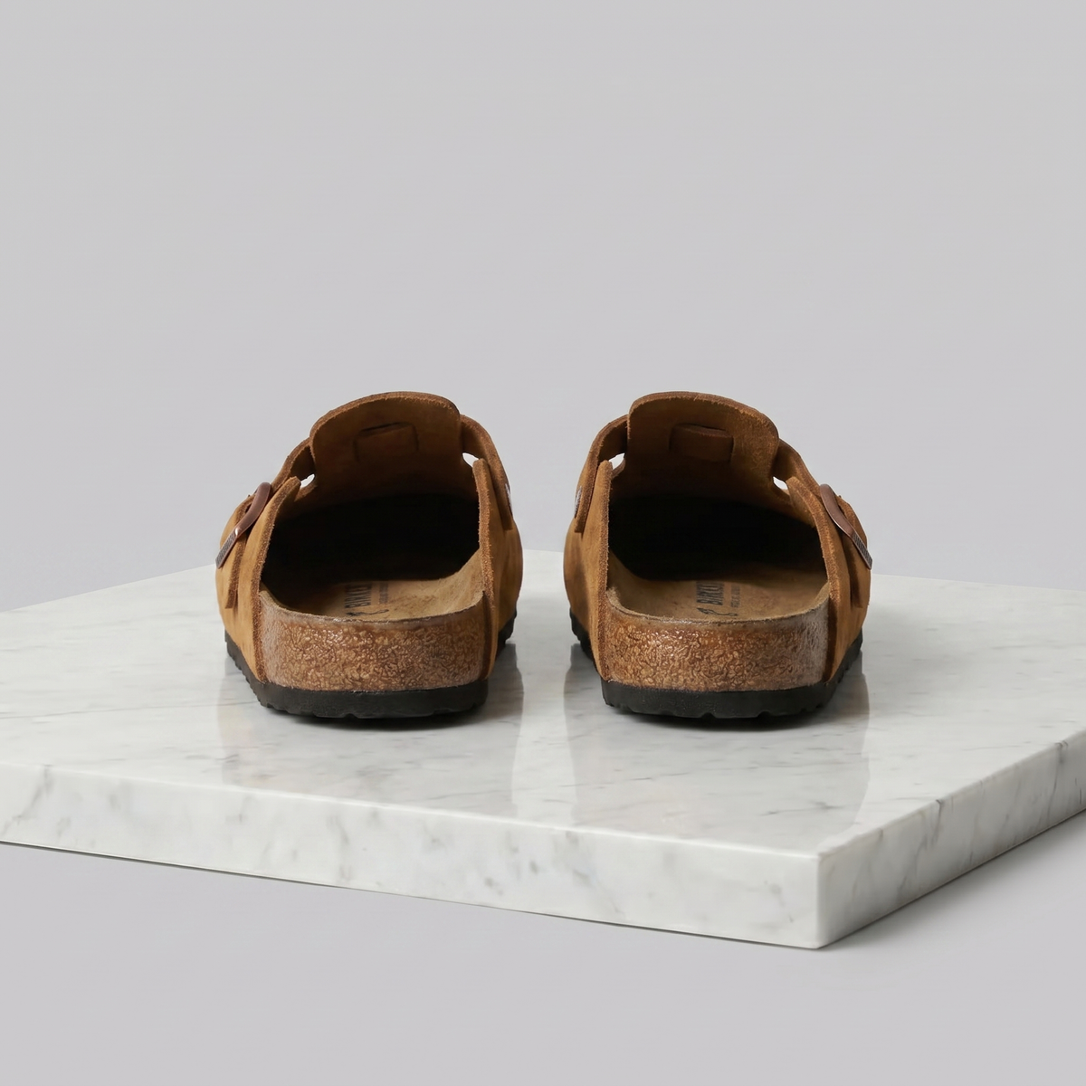 George | Elegant Buckle Strap Slippers Clog Mules