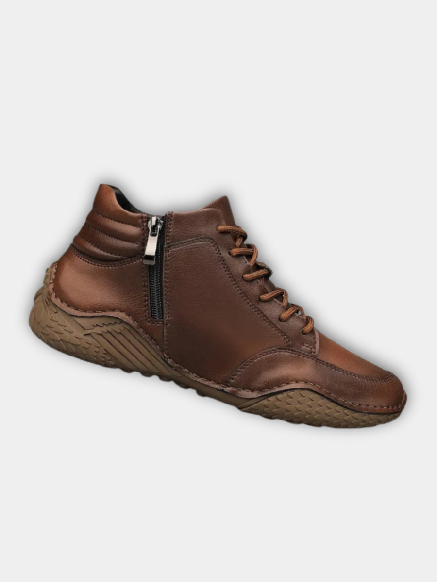 Grayson | Lace-Up Side Zip Mens Boots