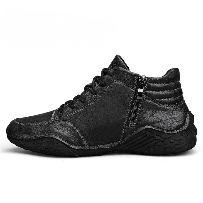 Grayson | Lace-Up Side Zip Mens Boots