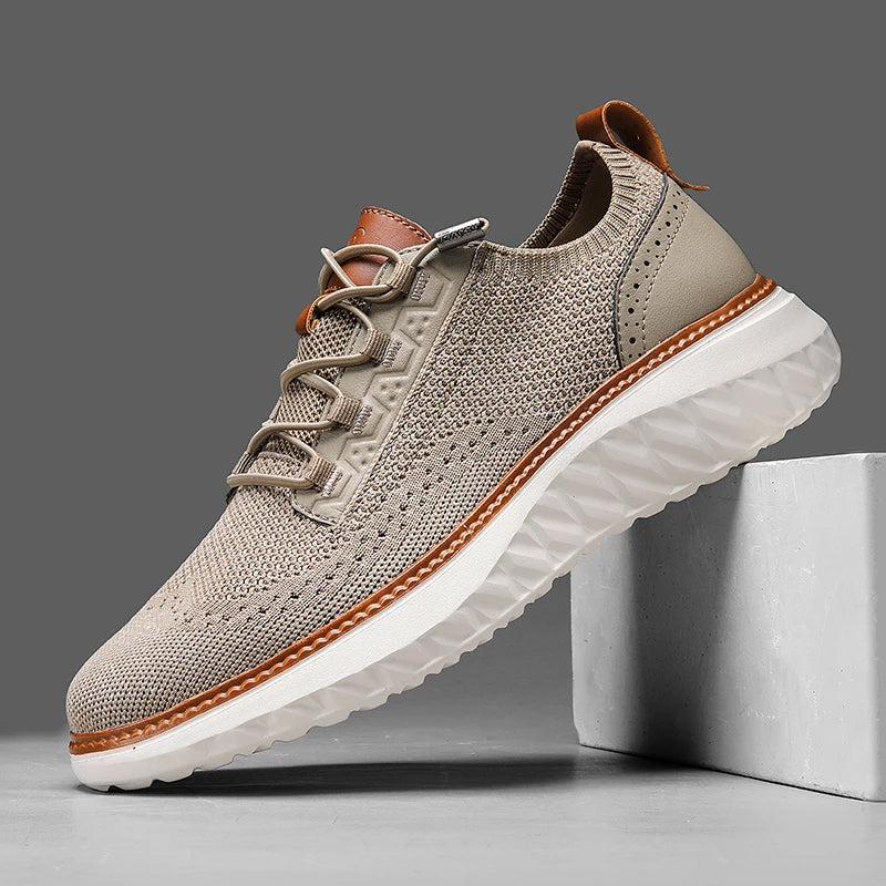 Grayson | Relaxed Knit Lace-Up Orthopedic Shoes