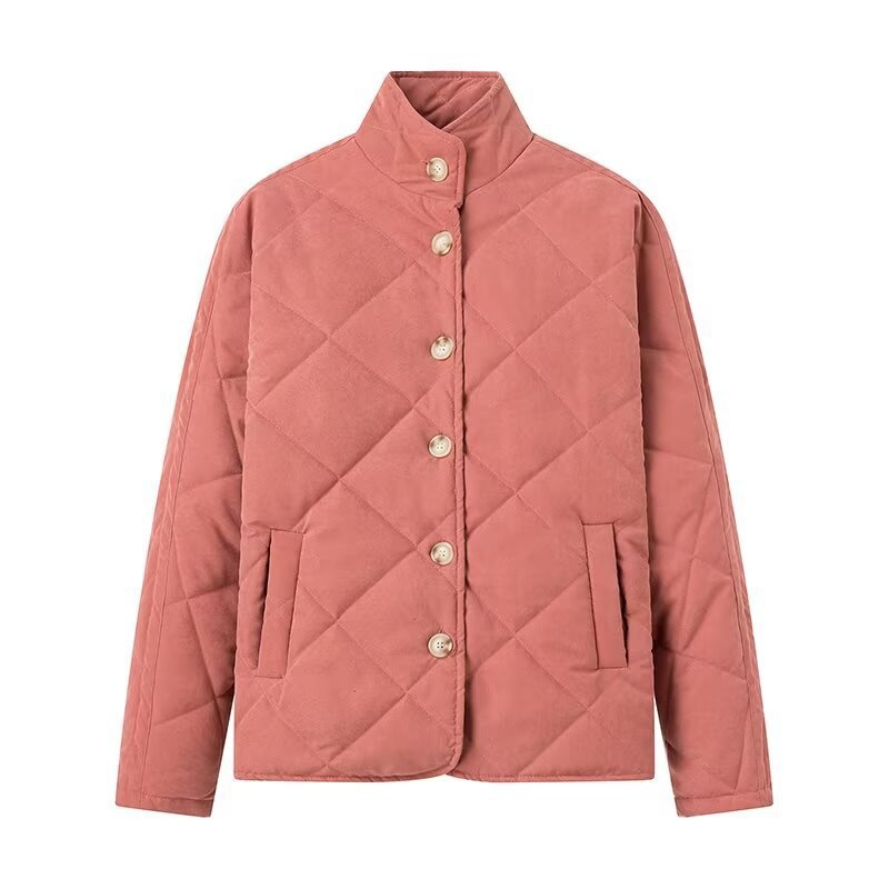 Hallie | Timeless Quilted Jacket with Stand Collar