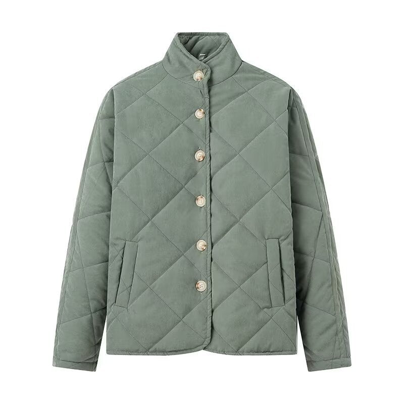 Hallie | Timeless Quilted Jacket with Stand Collar