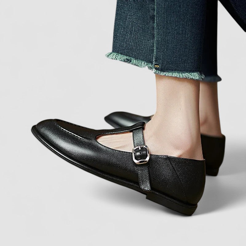 Harper | Refined T-Bar Mary Jane Flats