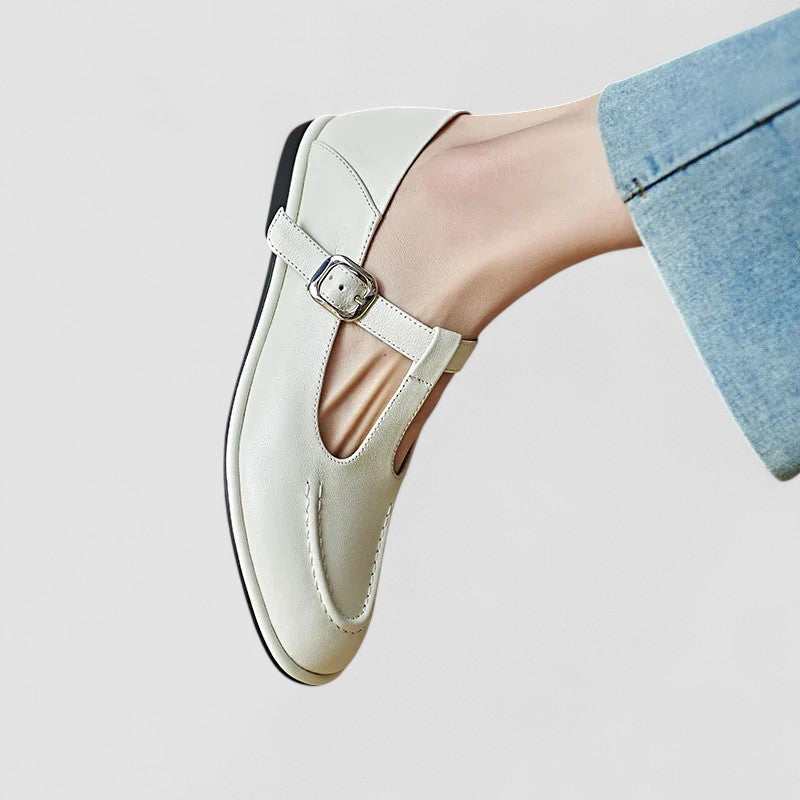 Harper | Refined T-Bar Mary Jane Flats