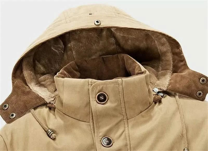 Harrison | Cosy Hooded Mens Parka Jacket with Multi-Pocket Design
