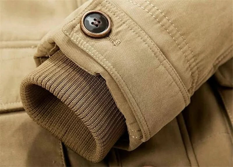 Harrison | Cosy Hooded Mens Parka Jacket with Multi-Pocket Design