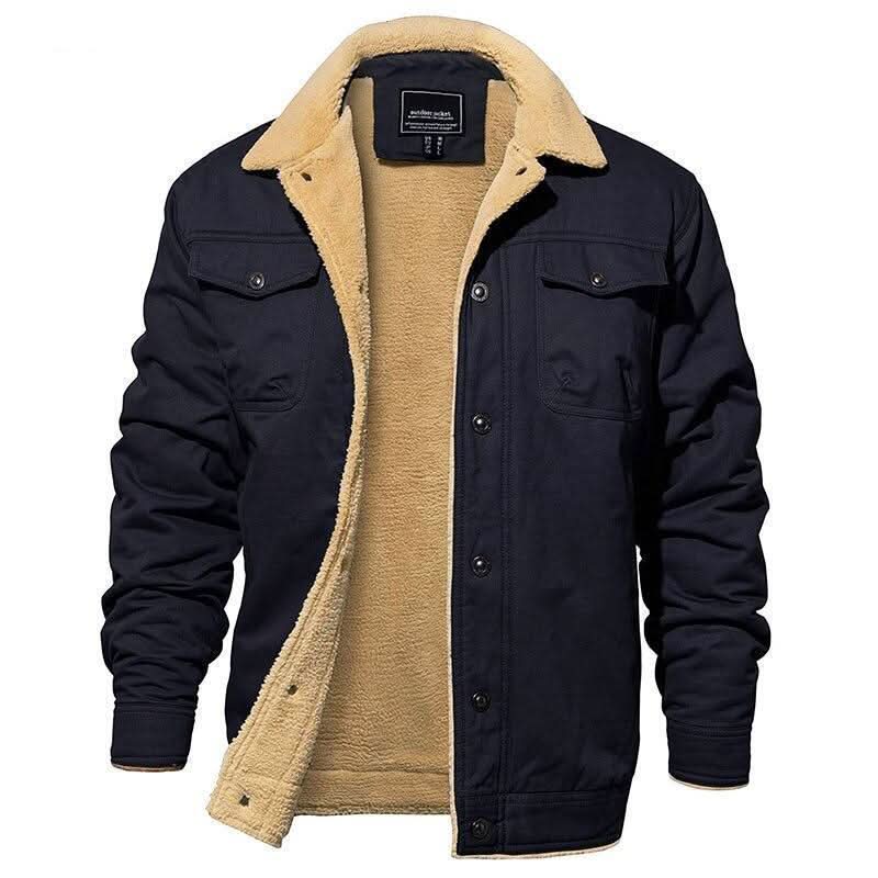 Harry | Classic Borg Collar Mens Sherpa Jacket
