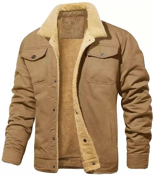 Harry | Classic Borg Collar Mens Sherpa Jacket