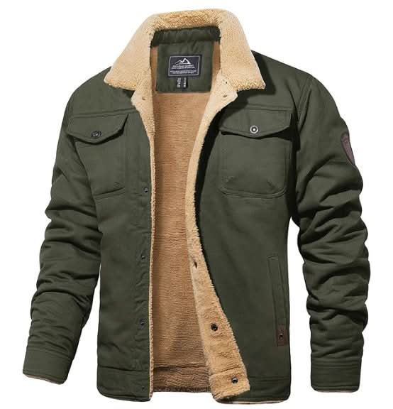 Harry | Classic Borg Collar Mens Sherpa Jacket