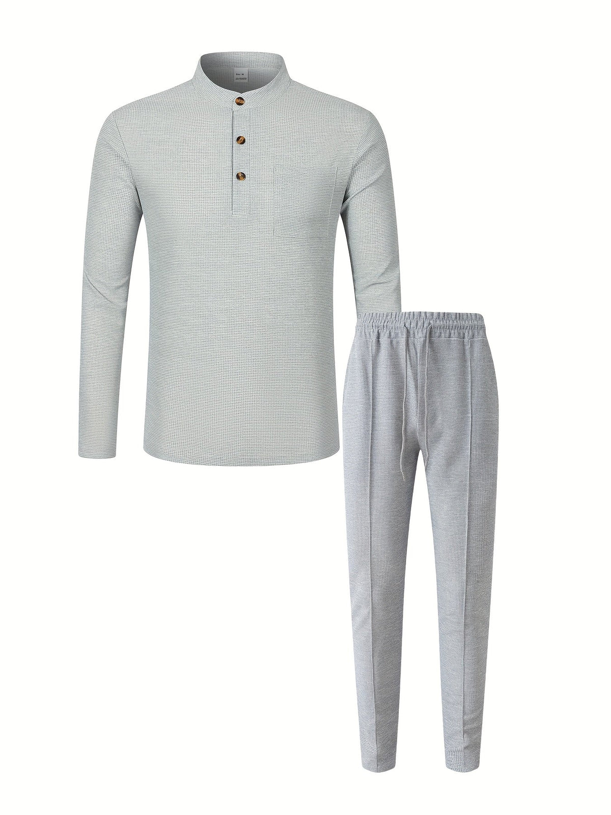 Harry | Elegant Textured Two Piece Tracksuit Set